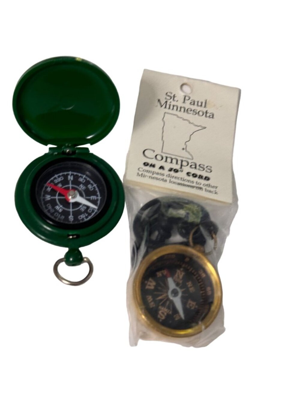 Vintage Compass & Harmonica Necklace Set New Funny Gag Gift Stocking Stuffer - Picture 12 of 12